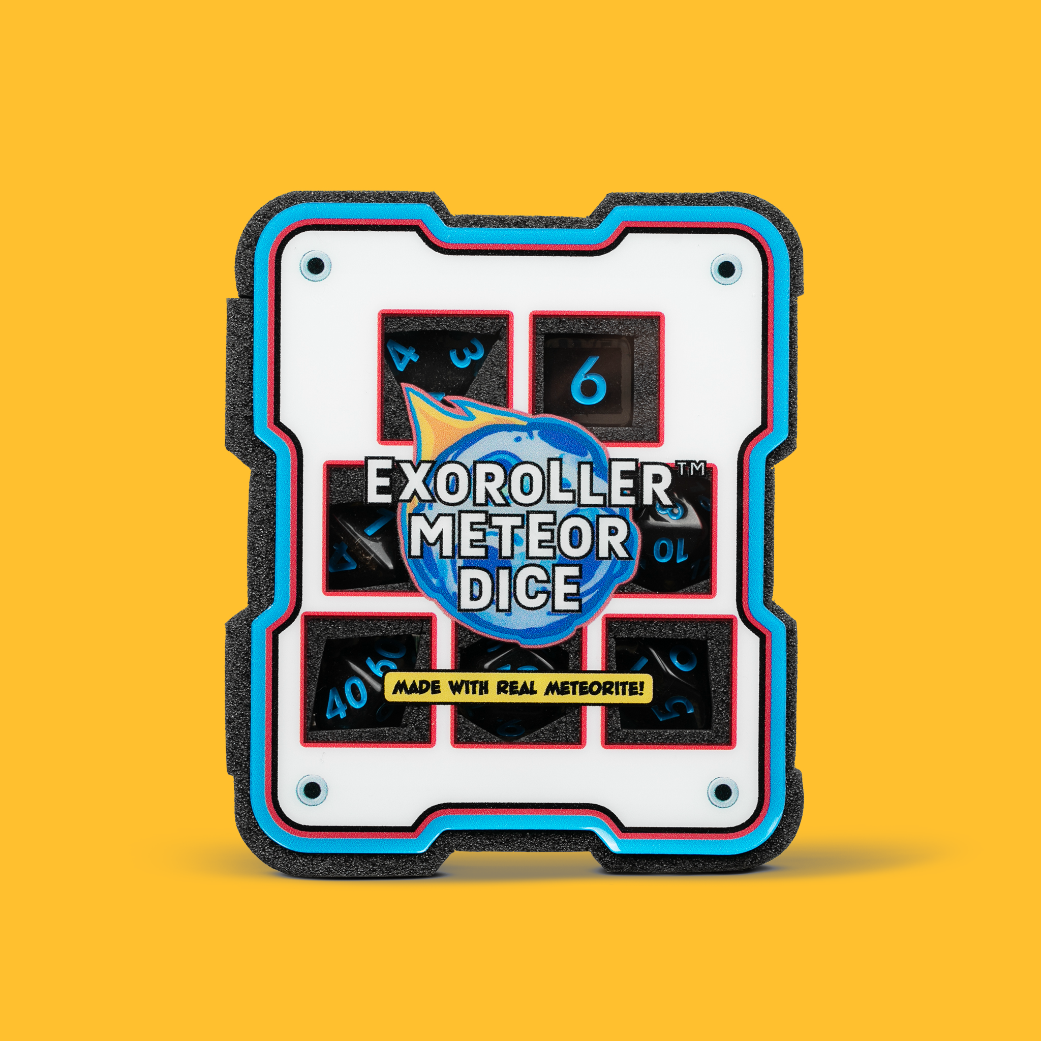 EXOROLLER METEOR DICE - RPG SET (BLUE)