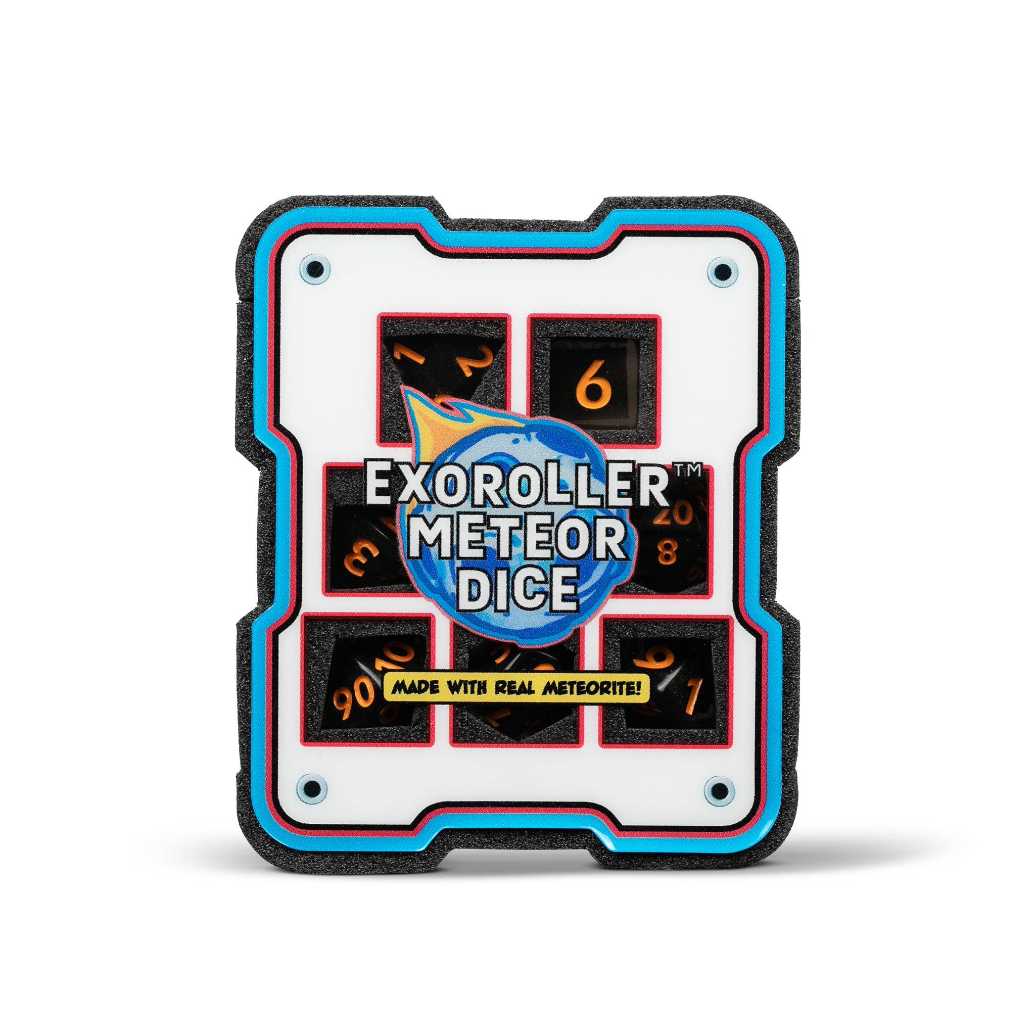 EXOROLLER METEOR DICE - RPG SET (ORANGE)