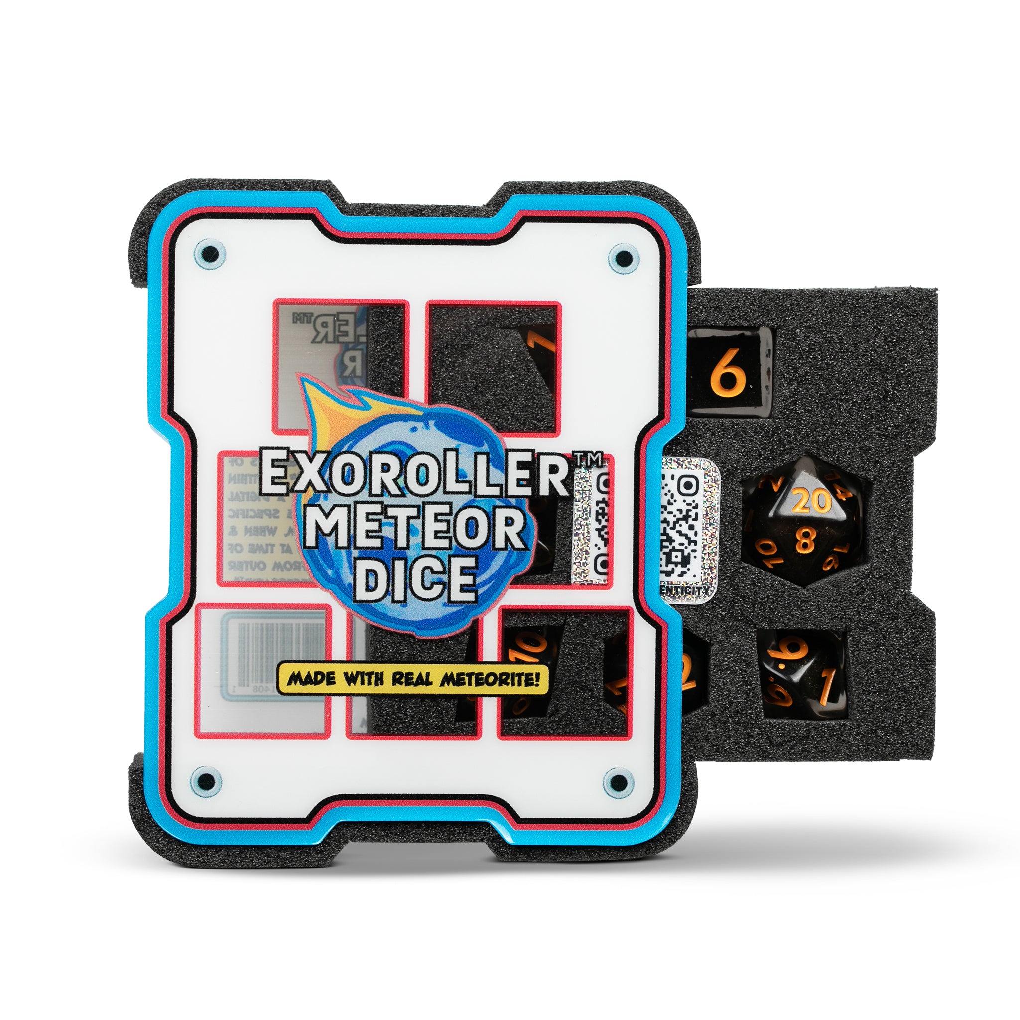 EXOROLLER METEOR DICE - RPG SET (ORANGE)