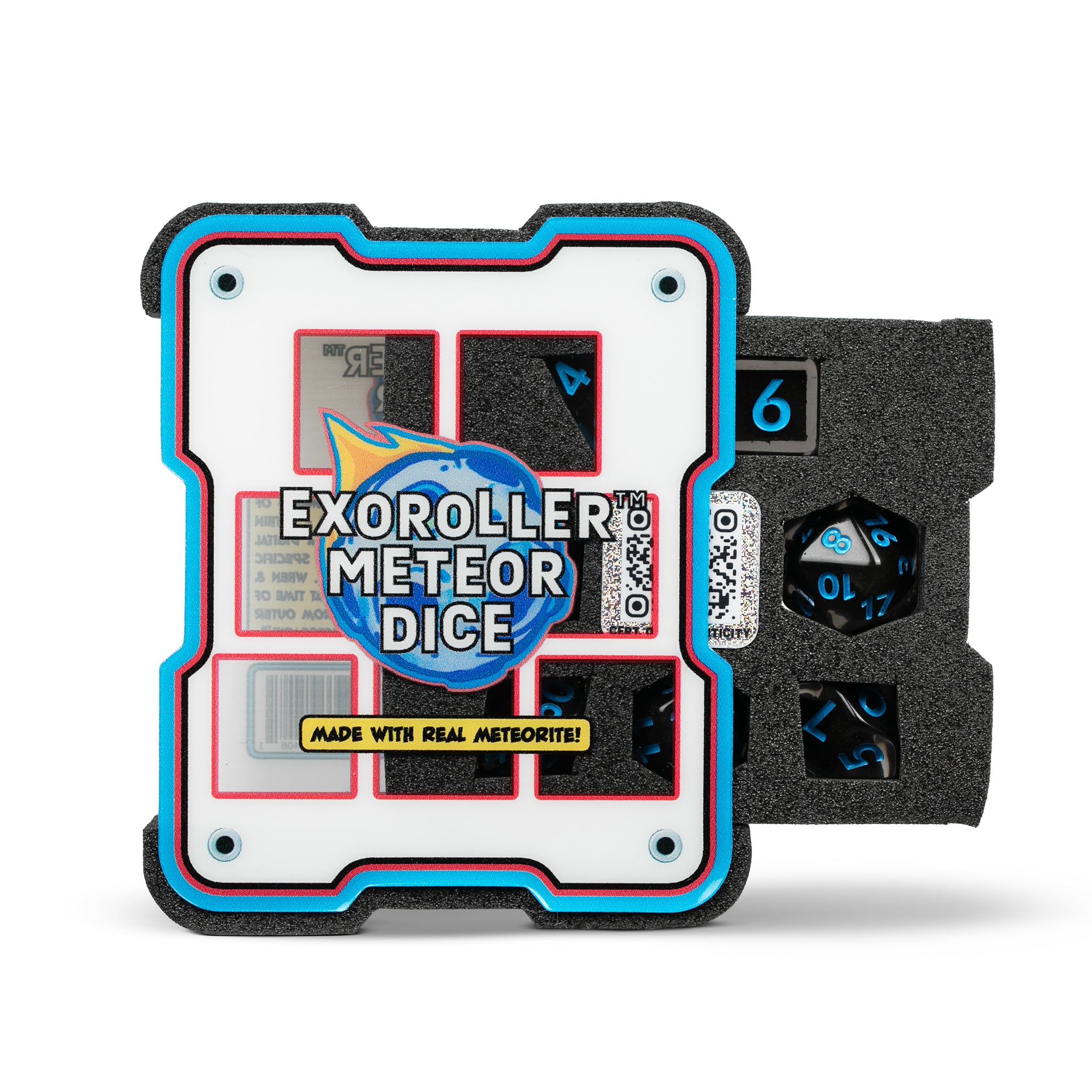 EXOROLLER METEOR DICE - RPG SET (BLUE)