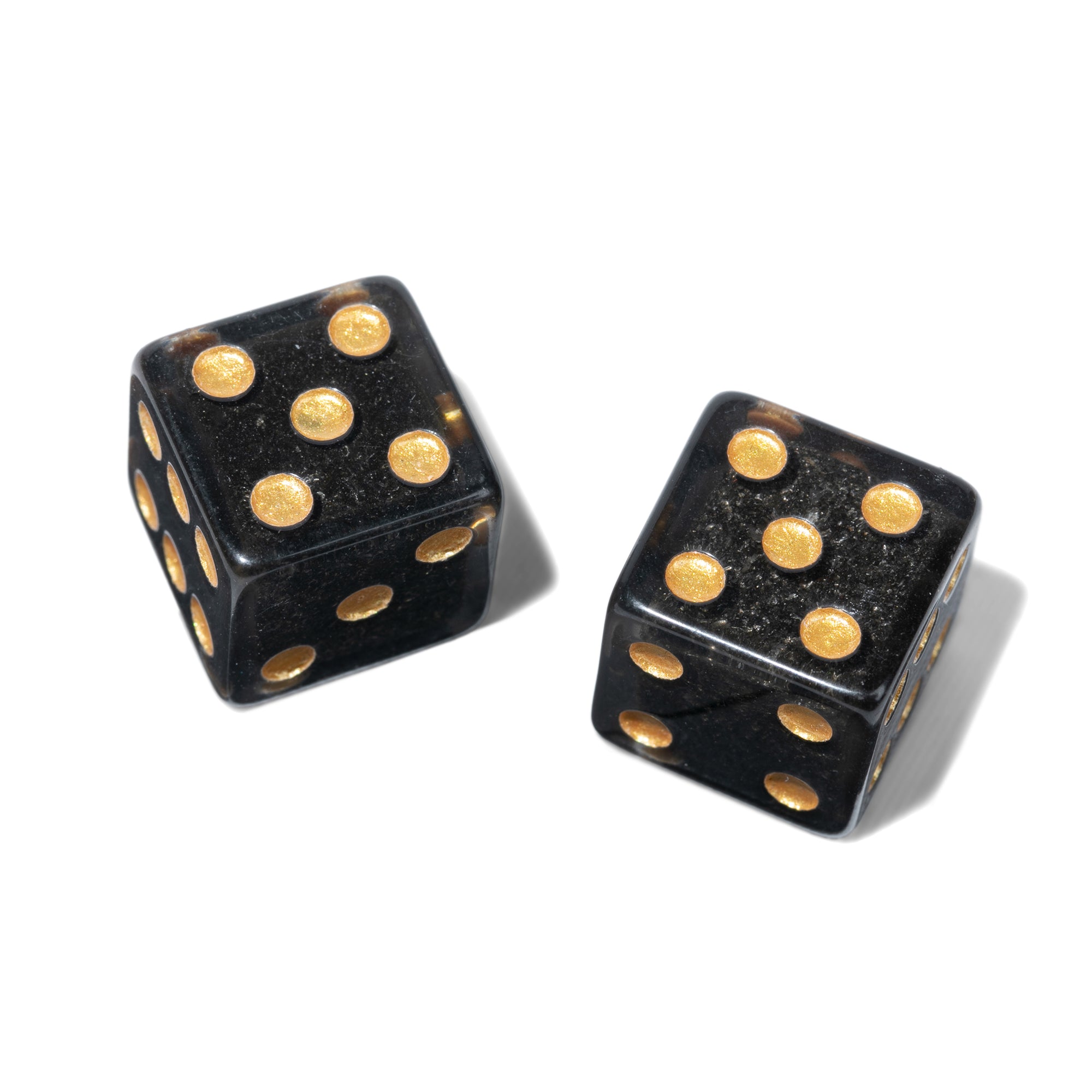 EXOROLLER METEOR DICE - GOLD 2 D6 SET