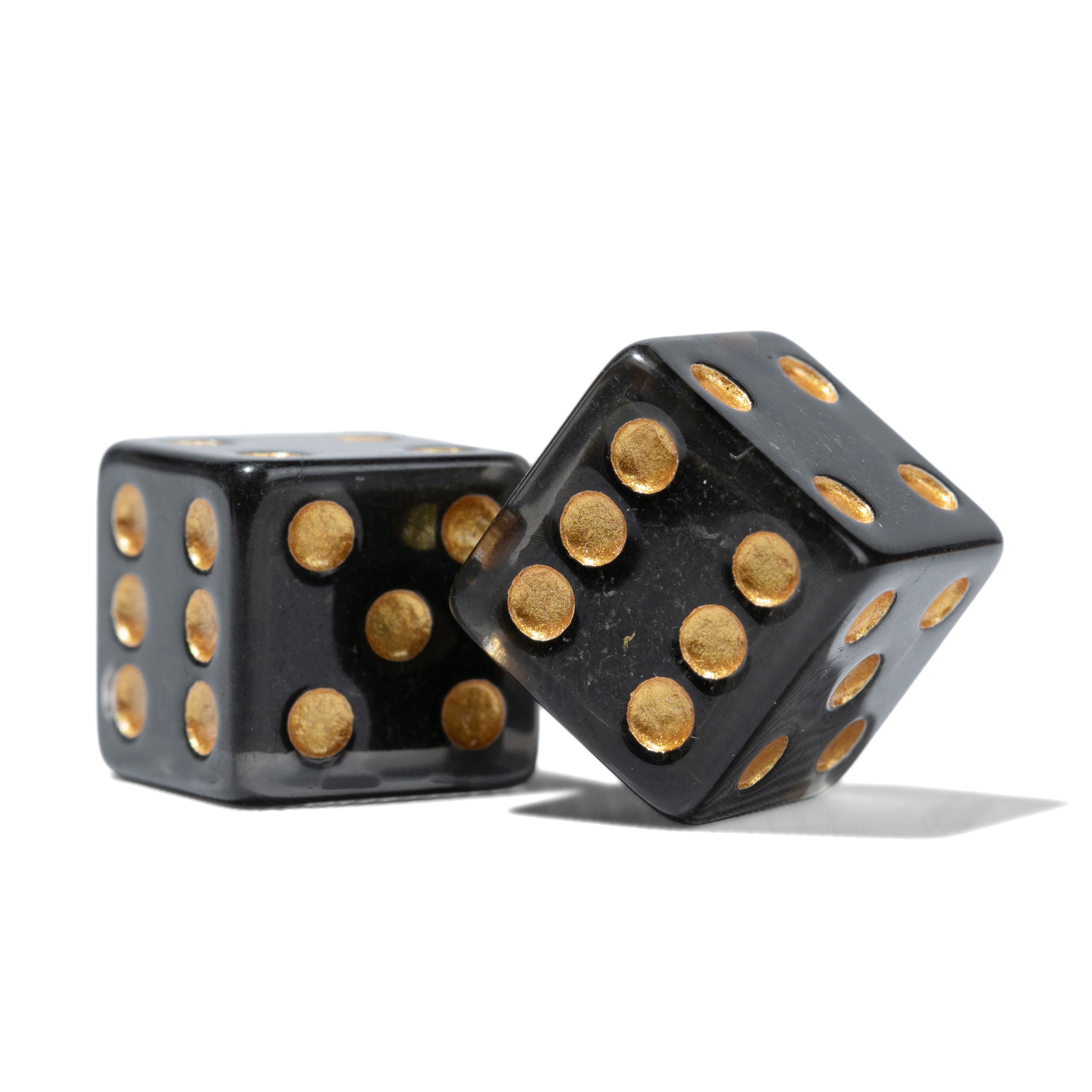 EXOROLLER METEOR DICE - GOLD 2 D6 SET